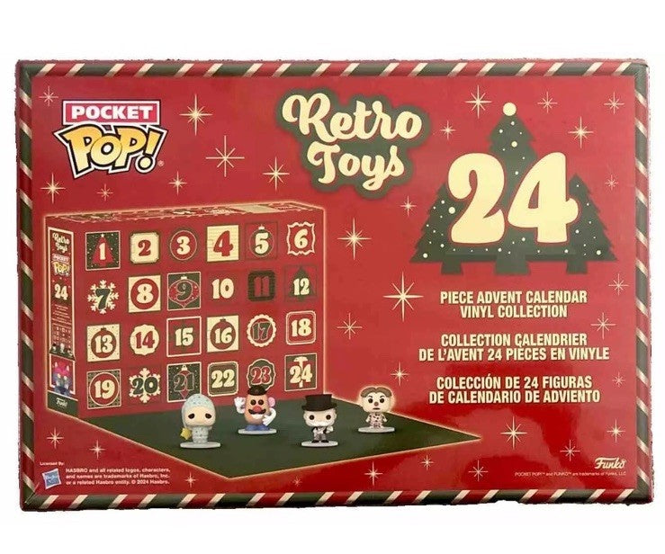 Funko ADVENT CALENDAR RETRO TOYS Brand New Potato Head Monopoly Classic Games