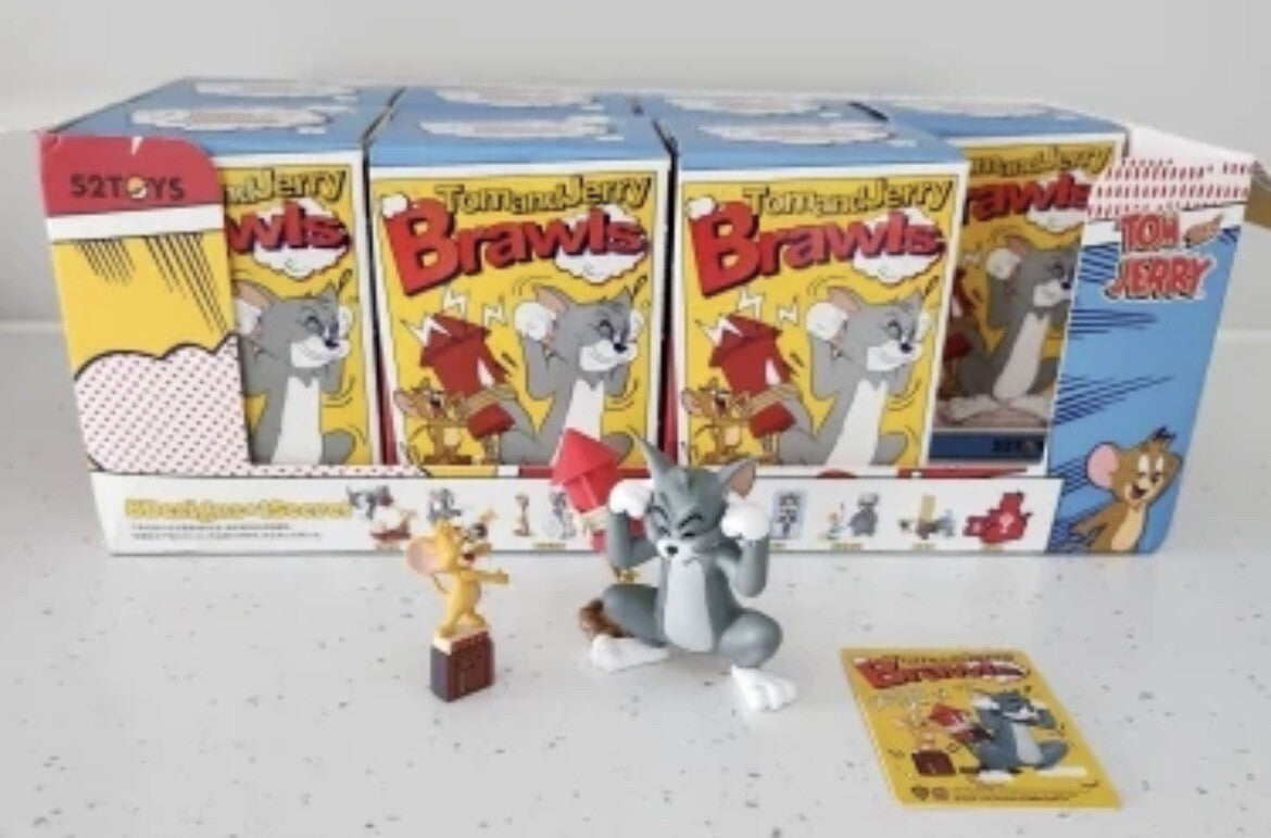 52Toys TOM & JERRY ‘BEE HIVE’ Brawls Combat series blind figures Cartoon Sealed3