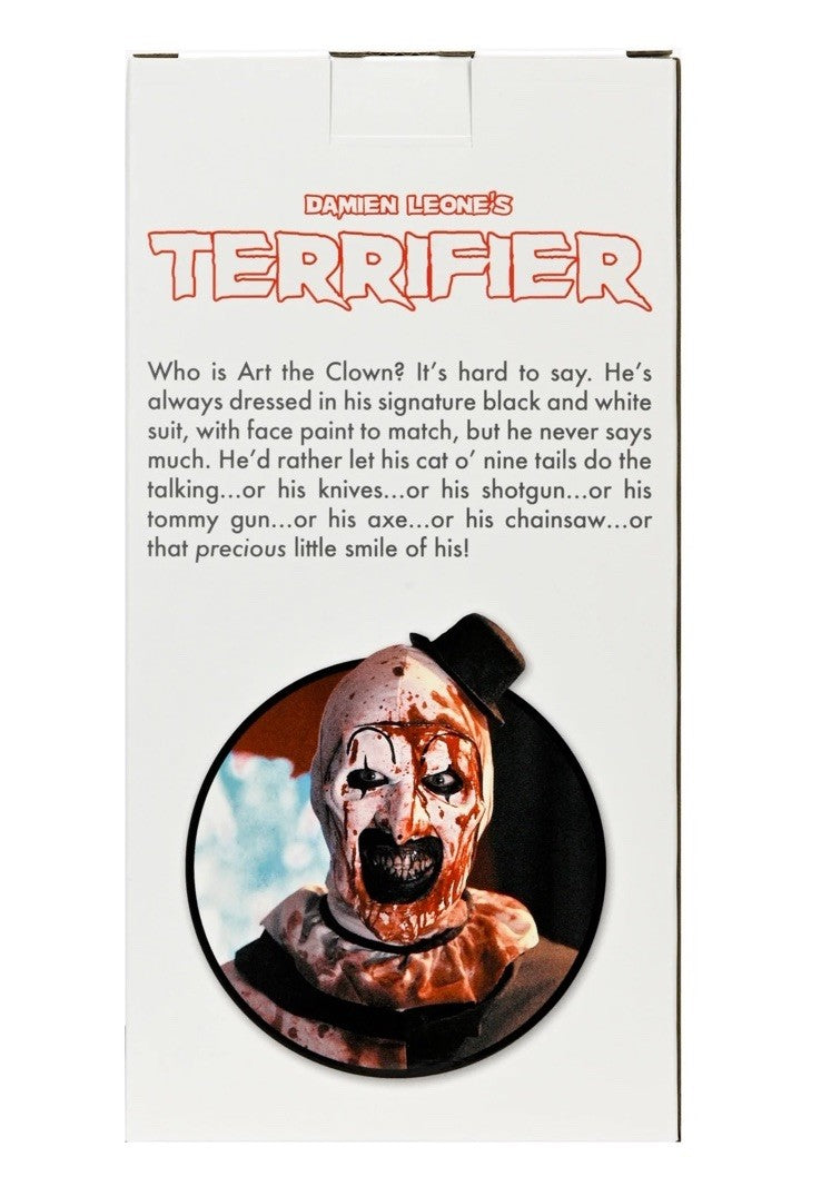 NECA Terrifier Art The Clown Head Knocker Hand Painted Bobblehead Horror In Stk