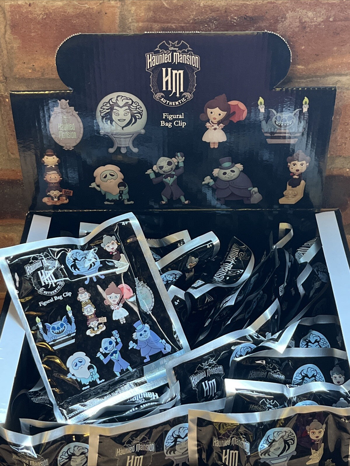Haunted Mansion blind bag keychain bag clip unopened sealed NEW 10 To Collect
