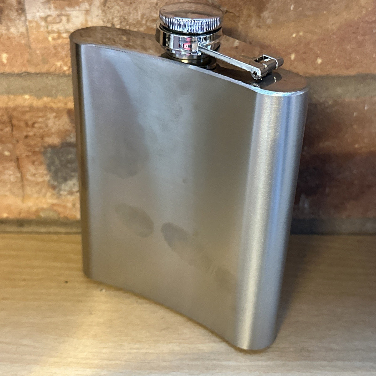 Jack Daniels Old No. 7 Official 6 oz. Embossed Stainless Steel Hip Flask Ltd Ed1