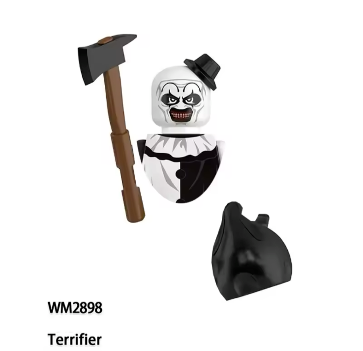 Brick Minifigure Horror Freddy Myers Alien Lector Pyramid Head Regan billy Art