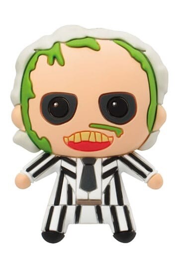 Beetlejuice 3D Vinyl fridge Magnet New Horror Movie Collect Set Brand Uk Seller5