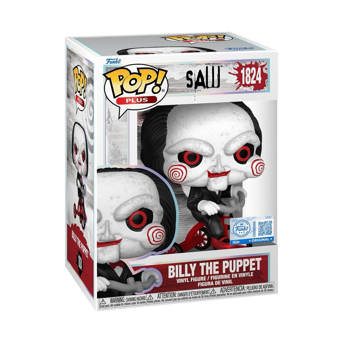 Funko Pop Plus Saw Billy On Tricycle Bike 10th Anni Exc Lt Ed In Stock NOW
