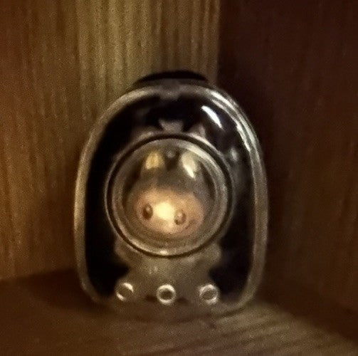 1Pc Labubu Mini Black Carry Case With Glow Mini DOLL For Plush 17 Cm Dolls