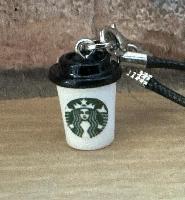 Mini Starbucks Coffee To Go Cup Keyring Doll Bag Charm Collectible Keychain1