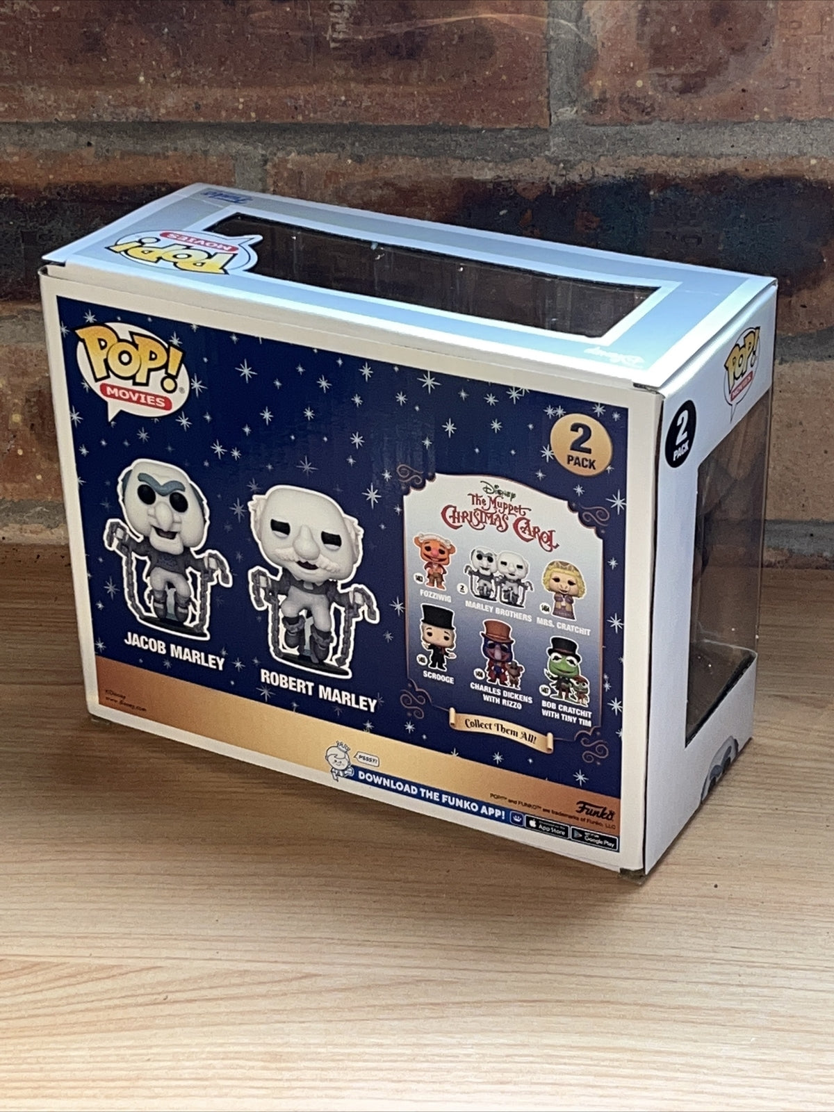 Funko GLOW POP The Muppet Christmas Carol The Marley Brothers New Batch 2wks