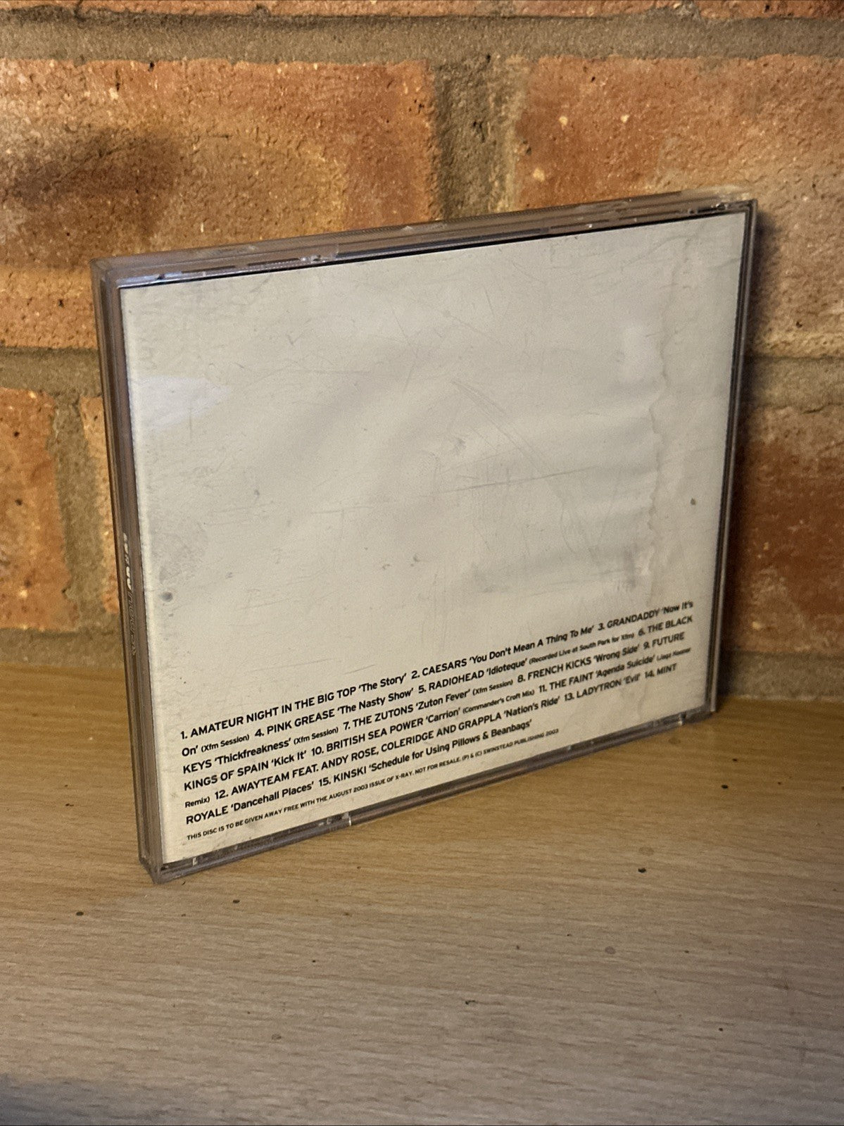 X-RAY CD #07 - Various Artists Compilation 2003 Mint Cd Zutons Cover Damage1
