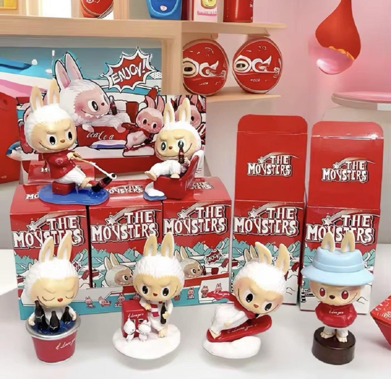 The Monsters Labubu SPECIAL SOFA Coca-cola Series Unofficial Gift Boxed