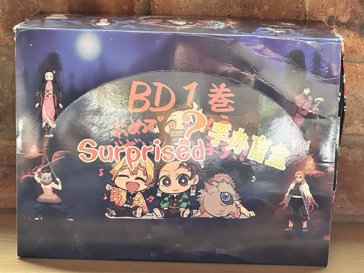 12 Pc Full Set Anime Demon Slayer Kamado Tanjirou Nezuko Action Figure Blind Box2