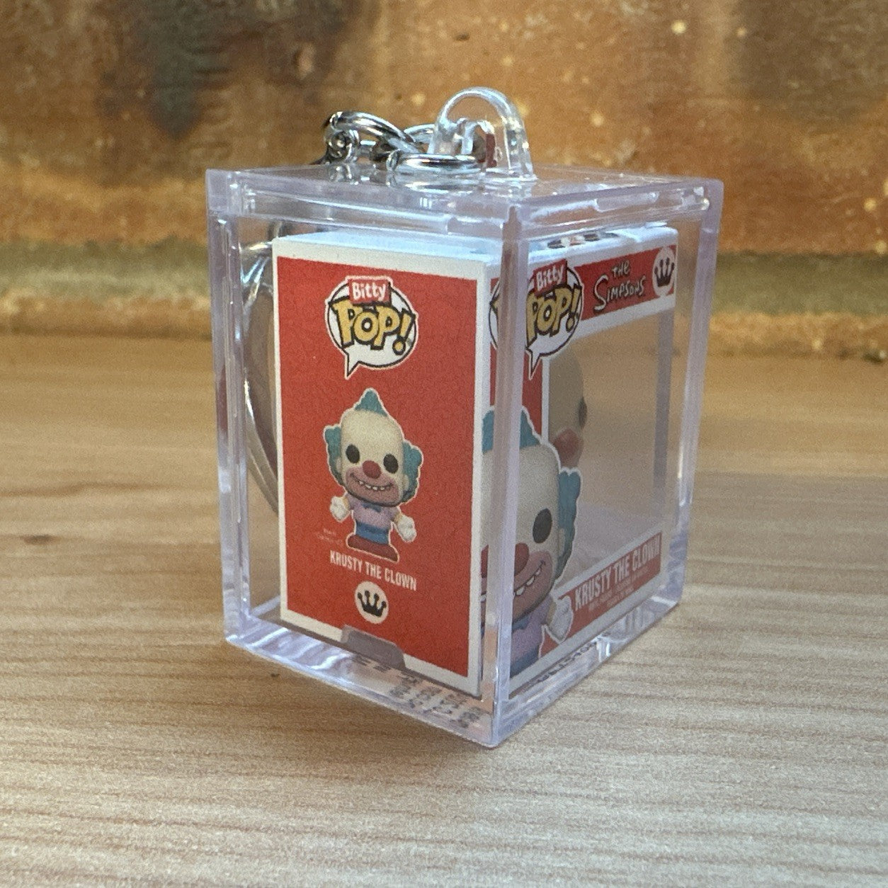 Funko Bitty Pop! The Simpsons Krusty Clown Chase Set Hard Case Key ring
