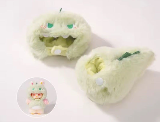 Labubu Monsters Green Dinosaur Costume  Dress Up Cute Food Animal Theme NO DOLL