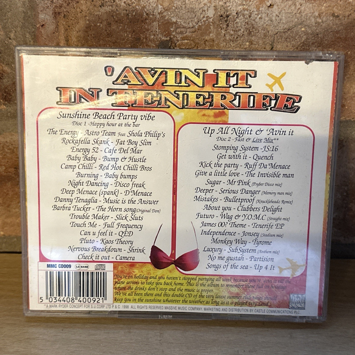 Various 'Avin It in Tenerife (1998) Holiday Vibe Rare Remixes Ltd Picture Disc1