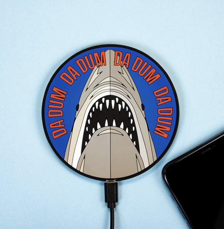 USB Official Jaws 50 Wireless Charging Mat mobile Iphone charger 50th Movies Qi5