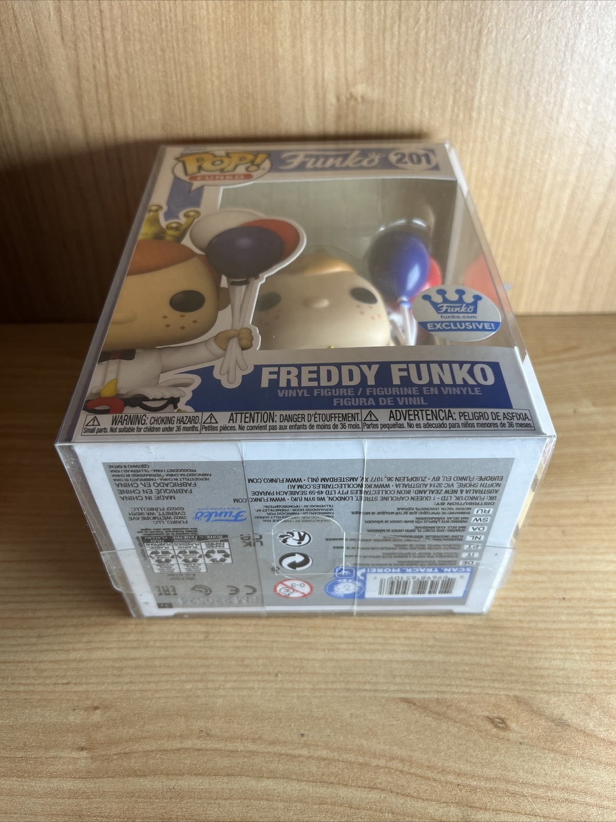 Funko Pop! Birthday Freddy Funko In Cake #201 (EXCLUSIVE!) - New Gift
