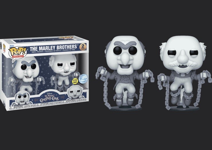 Funko GLOW POP The Muppet Christmas Carol The Marley Brothers New Batch 2wks