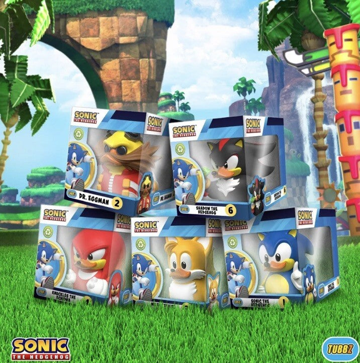 Sonic the Hedgehog Knuckles TUBBZ Boxed Duck Netflix Movie Gaming Collect Set7