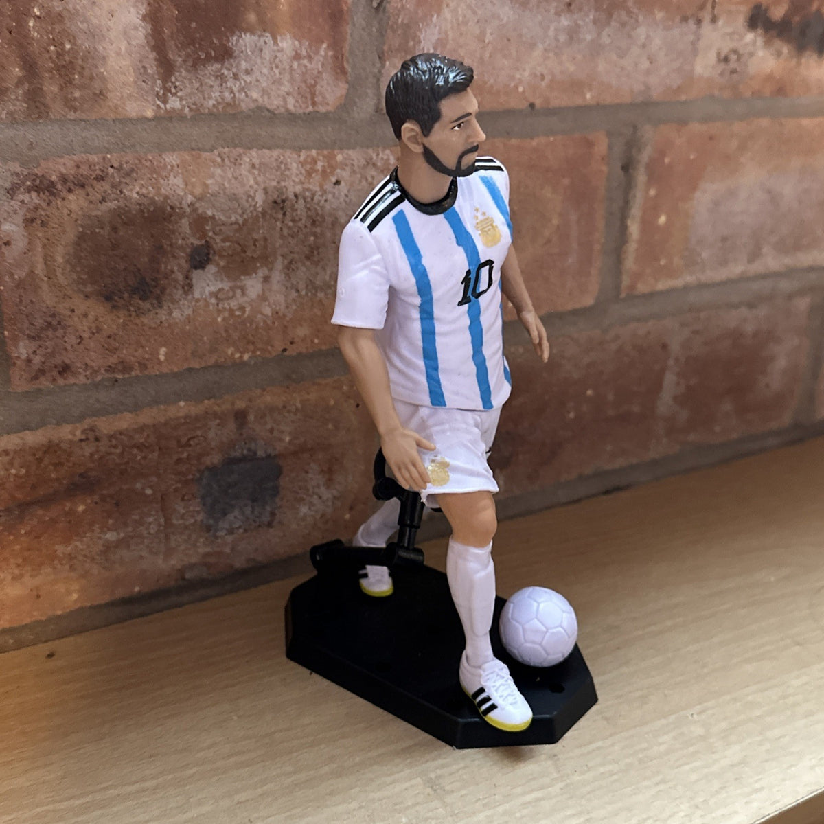 Football Star FIFA Messi Argentina Model Cartoon Action Figure Soccer 17cm2