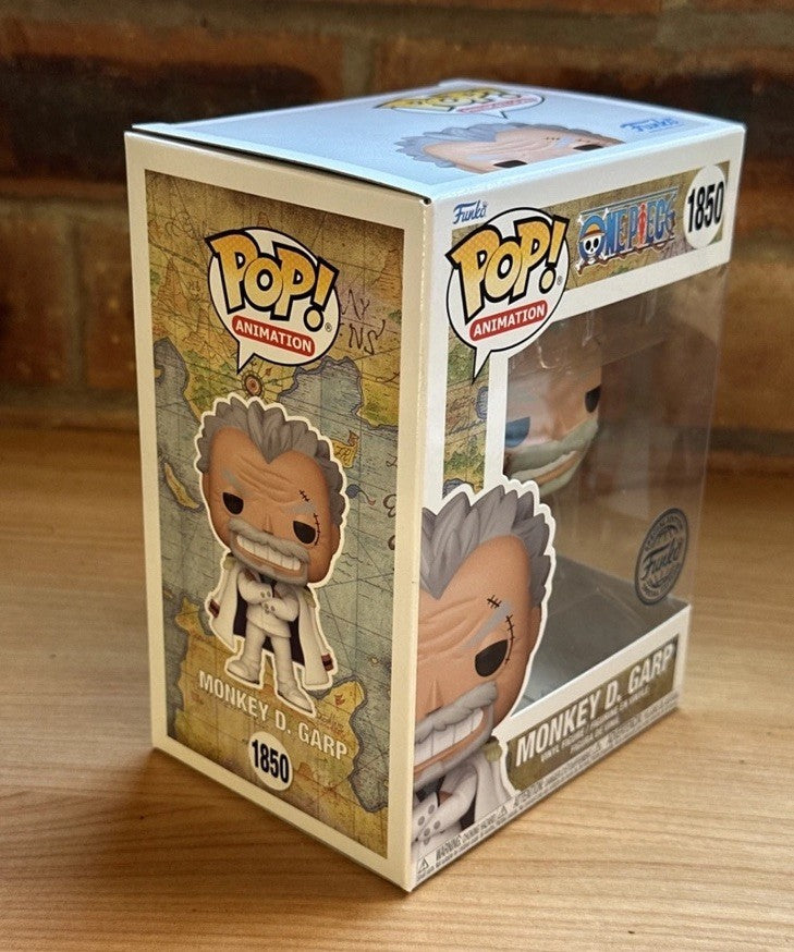 Funko Pop Monkey D. Garp One Piece Funko shop Exclusive w/ Protector In Stk NOW