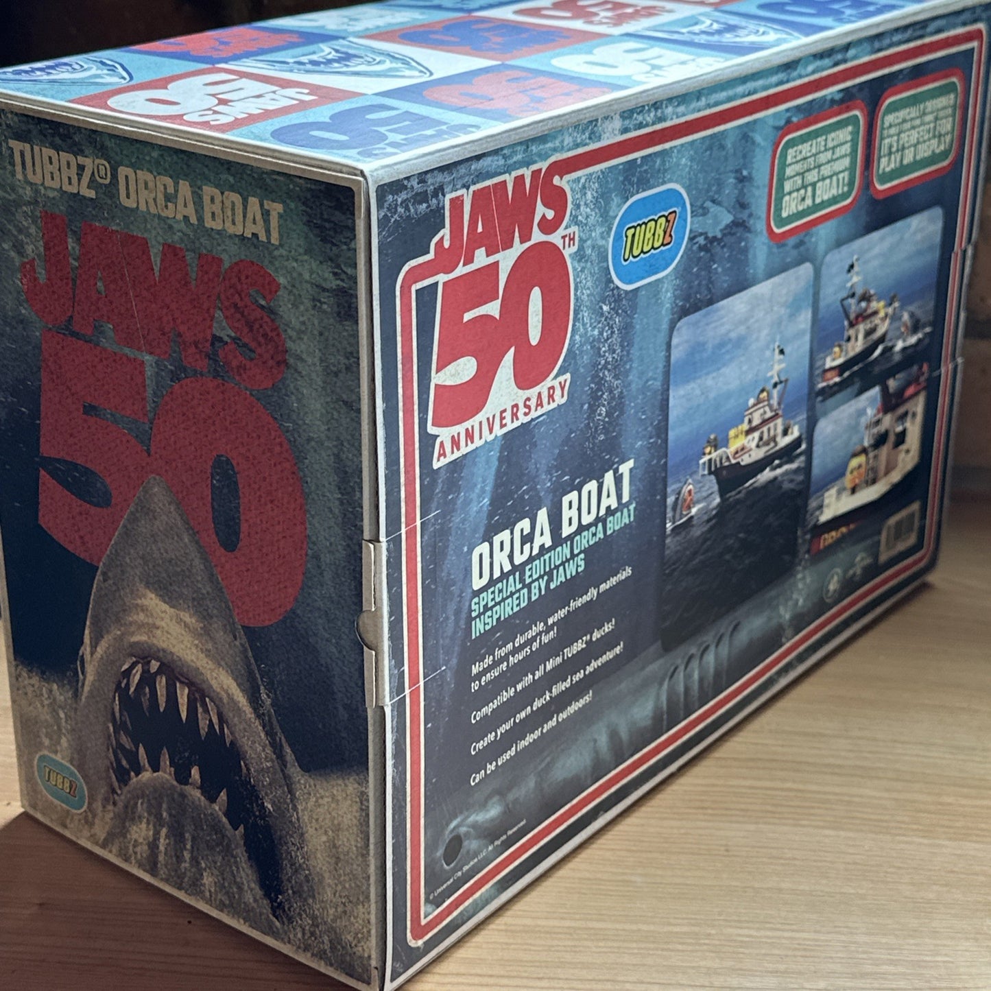 Tubbz Jaws Collectibles Ultimate 50th Anni Orca Boat + 4 Tubbz Duck In Stk Now