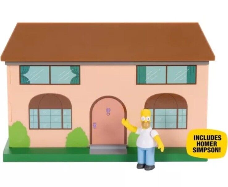 Jakks The Simpsons Action Figures, Living Room Diorama House Playset - In Stock