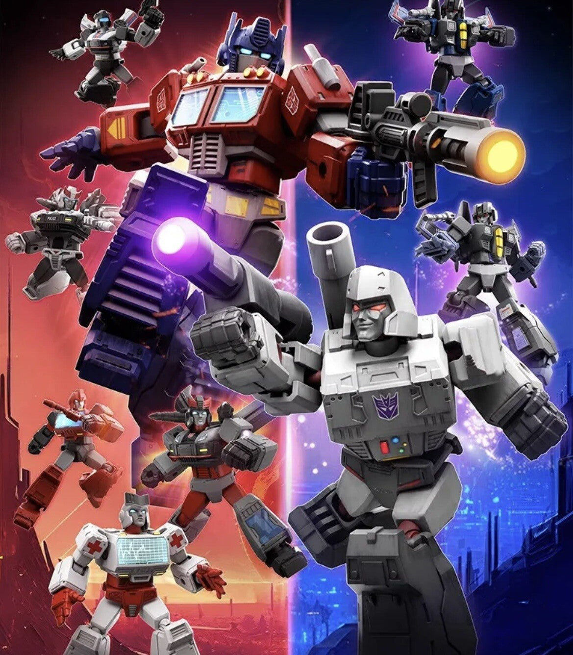 TRANSFORMERS Build Series Blind Box X1 Figure Toy Build Model Collect All 9 gift5