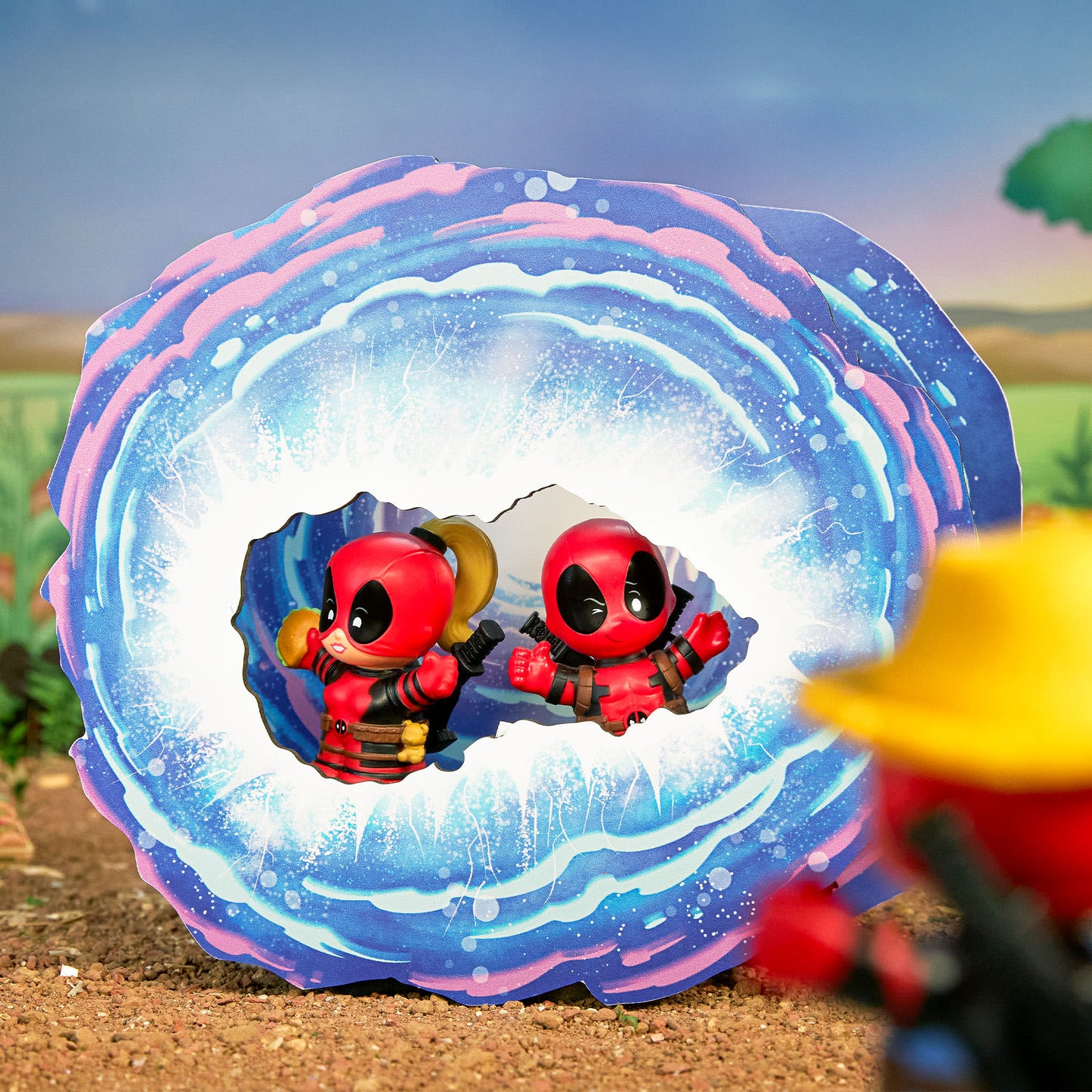 Sdcc 2025 Little People Deadpool at the farm Old Mac due in end Oct reserve now