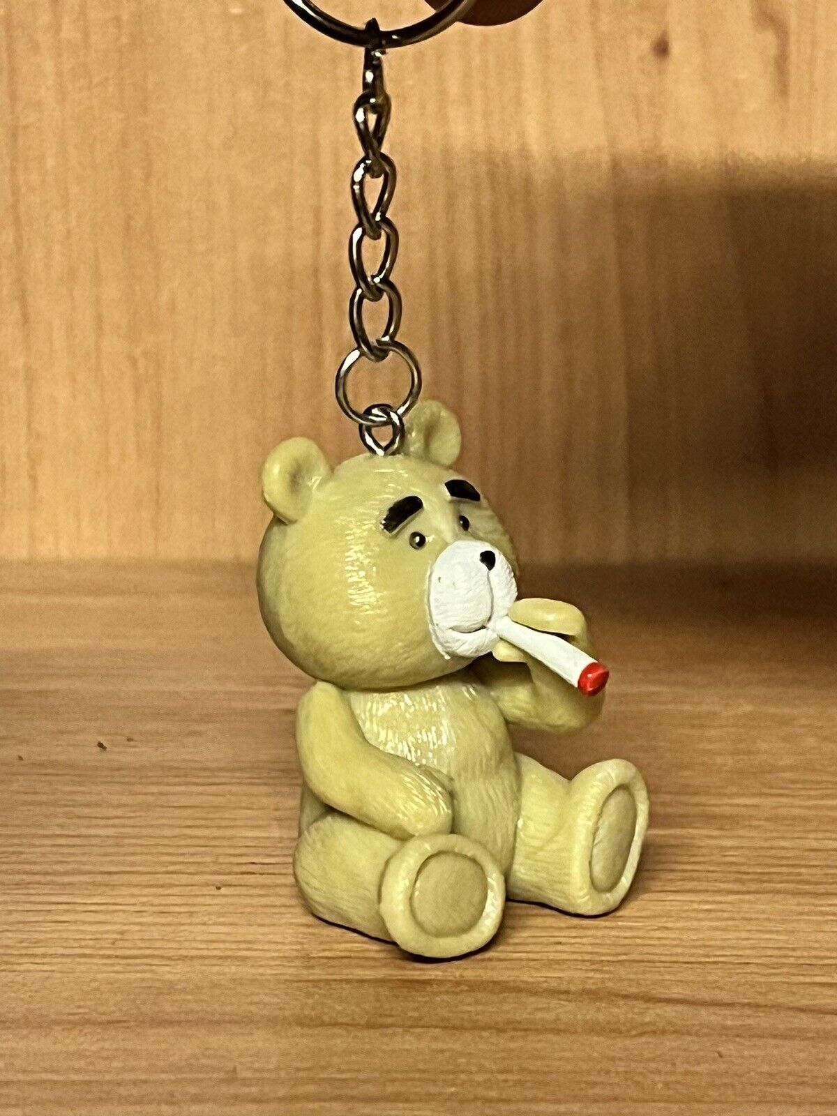 Action Figure Movie Smoking Blunt TED 2 Key Ring 4 cm Ted Teddy Bear gift bag - SOScollectible