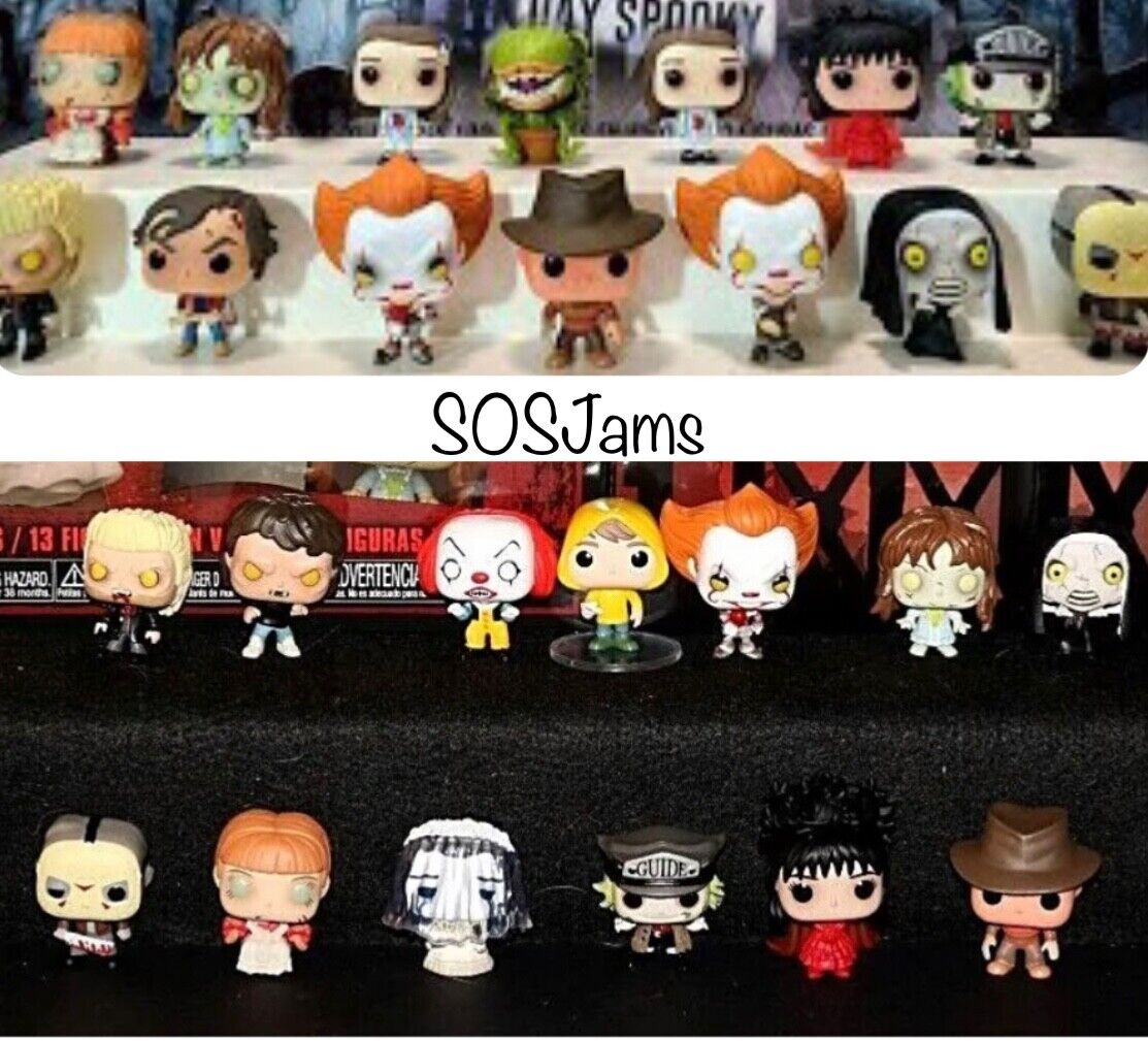 Funko 13 days of Halloween ๐ set Horror movies Jason ghost face Freddy billy IT - SOScollectible
