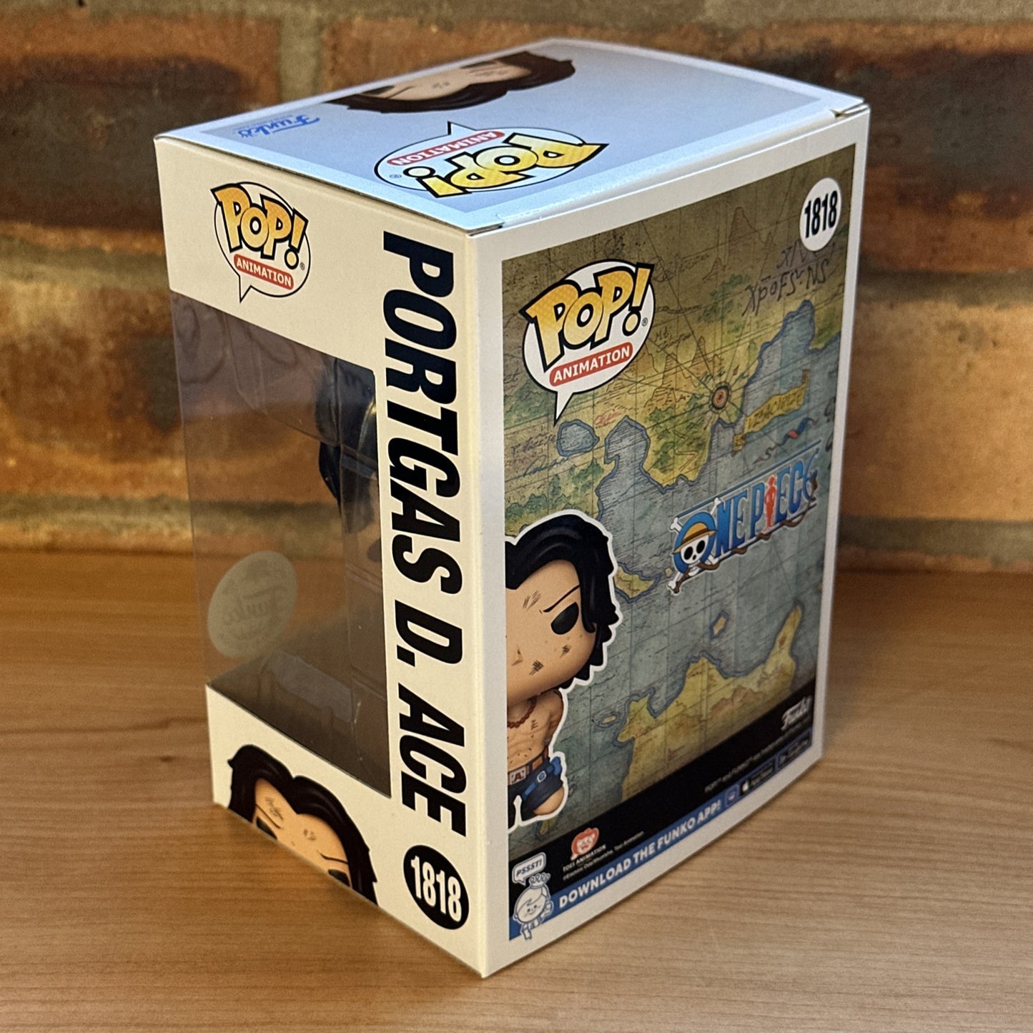 FUNKO POP! PORTGAS D. ACE EXECUTION - ONE PIECE Ltd Ed Luffy In Hand