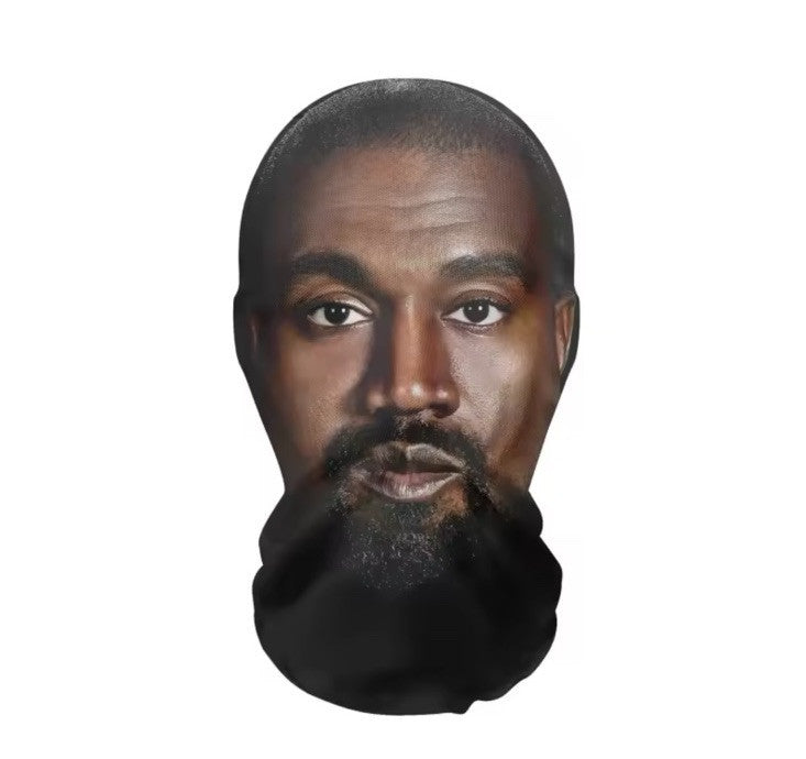 Cosplay 3d Printed Kanye West YE Mask Stretch Mesh Full Face Mask Role Play