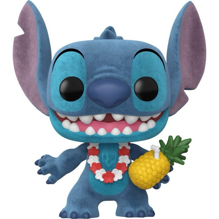 Funko POP Lilo & Stitch - Luau Stitch - Flocked With Pineapple Hot In Stk Now