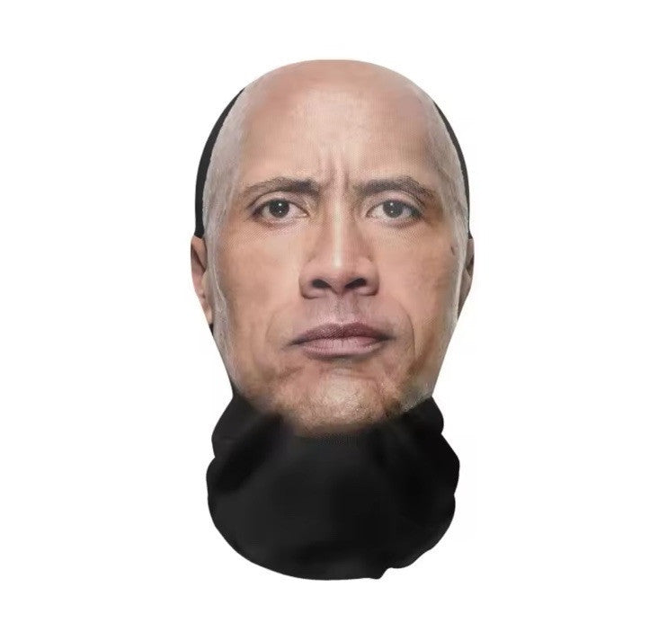 Cosplay 3d Printed Dwayne The Rock Mask Stretch Mesh Full Face Mask Role Play
