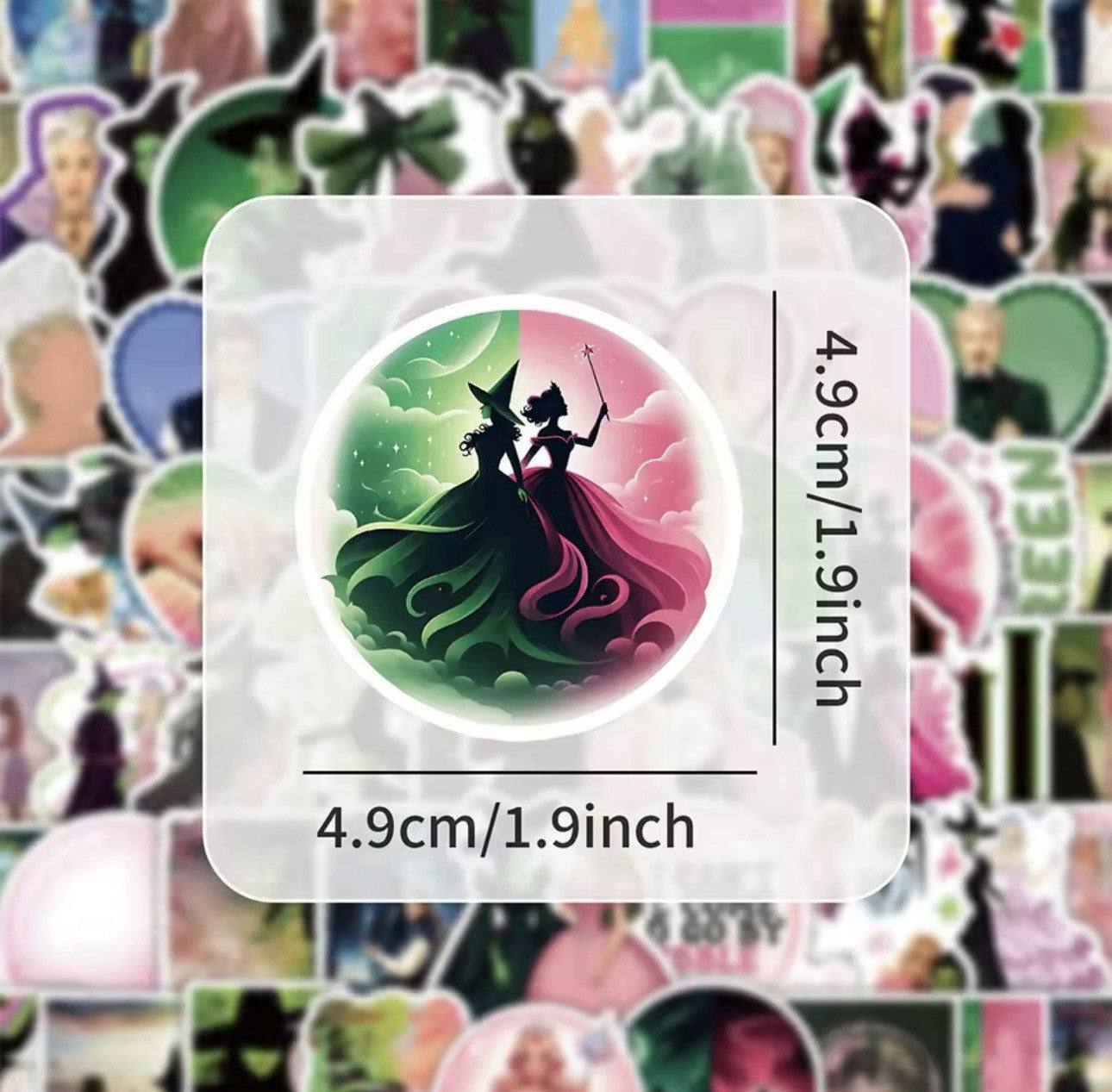 10x Wicked Stickers Musical Fantasy Film The Wizard of Oz Craft Decal Graffiti