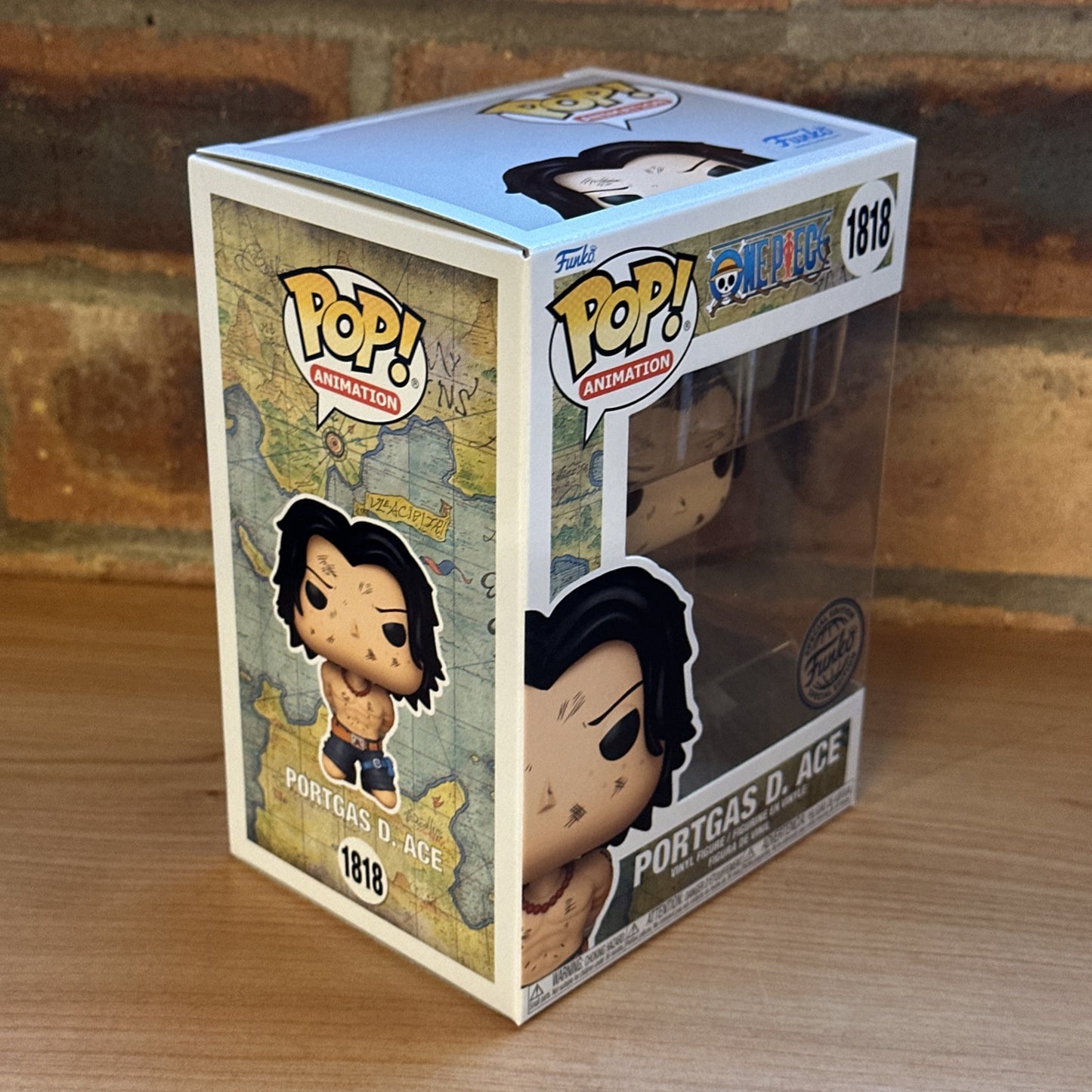 FUNKO POP! PORTGAS D. ACE EXECUTION - ONE PIECE Ltd Ed Luffy In Hand