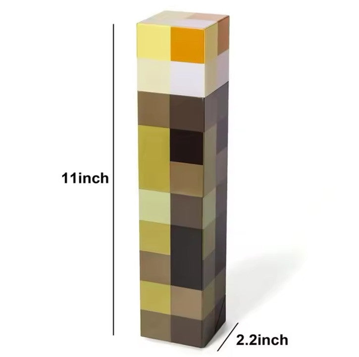 Rechargeable Light Up Torch Lamp of Minecraft Handheld & Wall Mounting Portable5