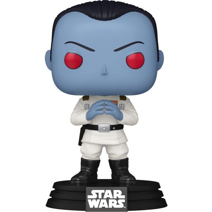 SDCC 24 Exclusive Funko Pop Grand Admiral Thrawn Aksoka Star Wars In Stock - SOScollectible