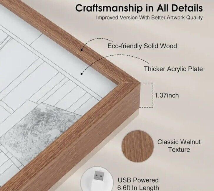 Tokyo Ghoul Light Up Picture Frame LED Painting Night Light A5 🇬🇧 gift - SOScollectible