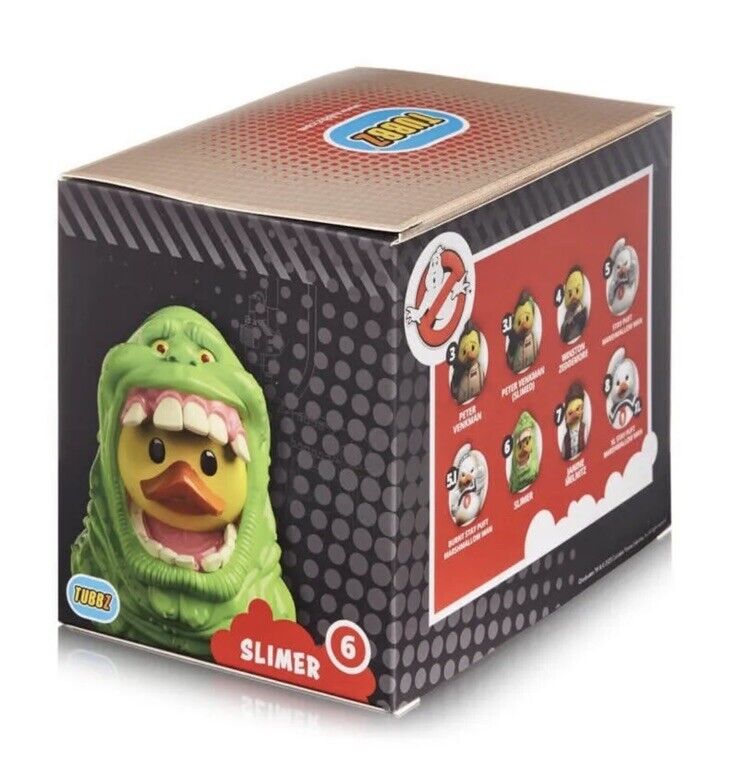 TUBBZ Boxed MOVIE Ghostbusters Slimer Collectible Duck Vinyl Figure Official - SOScollectible