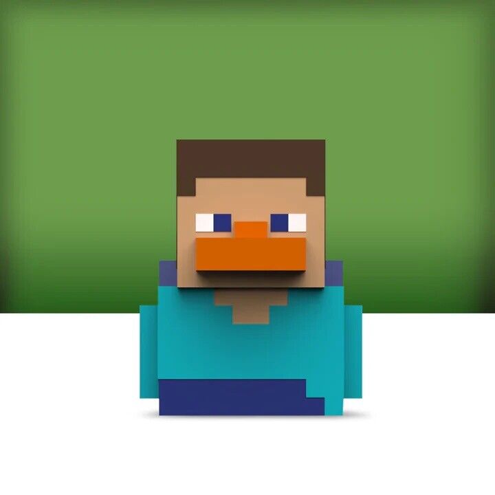 TUBBZ Mini Minecraft Duck Steve 1st Ed Gaming Film Cosplay Cult movie Gift - SOScollectible