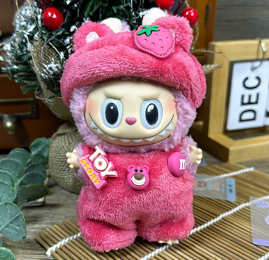Labubu strawberry Toy Story dress up hat jacket set NODOLL