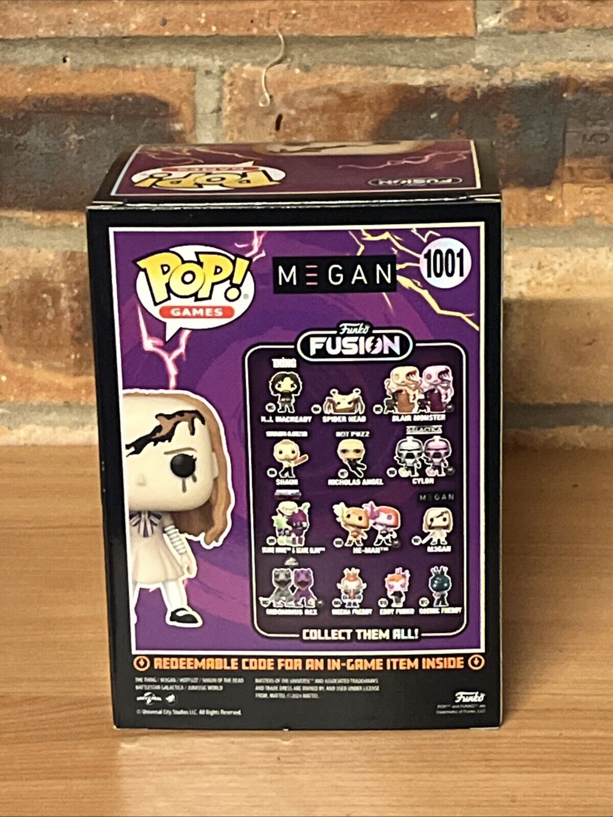 1001 M3GAN Funko Fusion Game - Horror Funko POP Brand New In Stk Grab The Code - SOScollectible