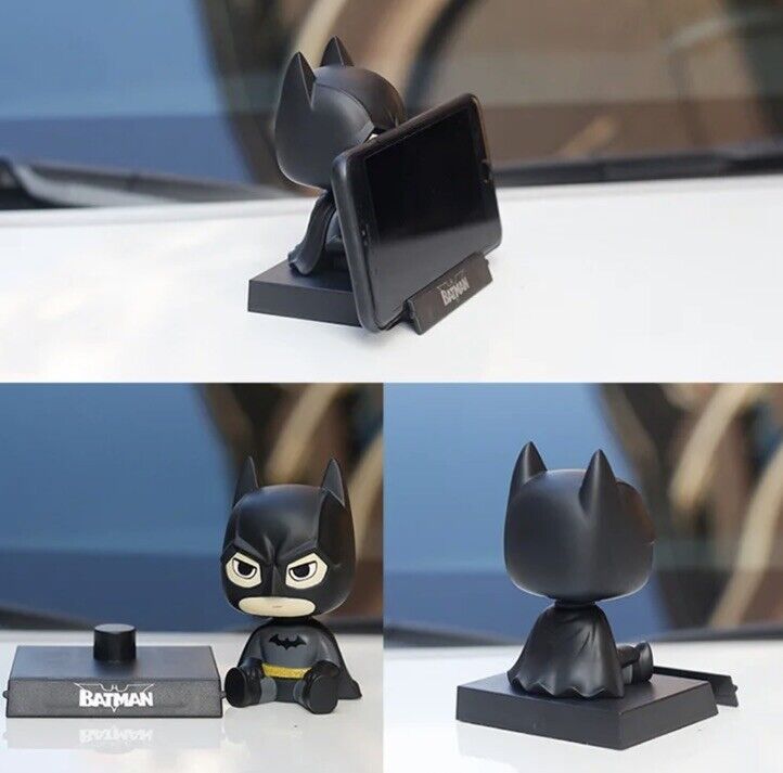 10cm Dc Batman Car Decoration And Cartoon Phone Stand Holder Boxed 🇬🇧 - SOScollectible