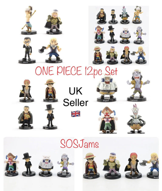 12pcs Set Anime One Piece PVC Action Figure Model Collection Toys Kids Xmas Gift - SOScollectible