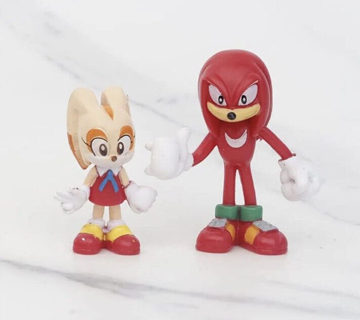 12Pcs Set Sonic The Hedgehog Action Figures Doll Model Collectible Toys Kids - SOScollectible