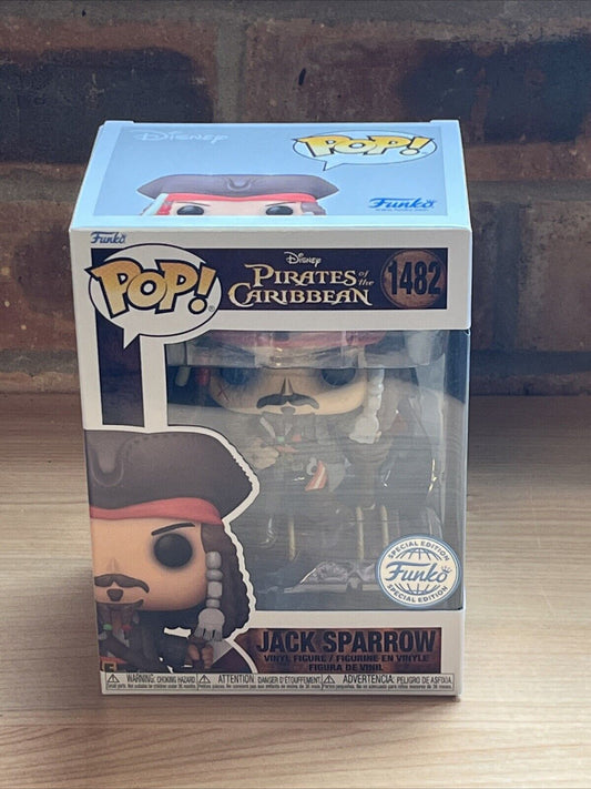 1482 Jack Sparrow - Disney Pirates of the Caribbean Funko POP In Stock Grail - SOScollectible