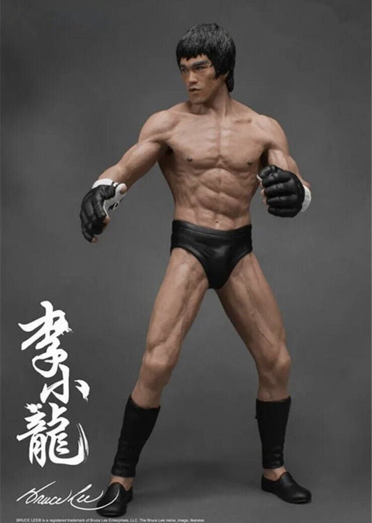 19cm PVC Action Figure Model Toy Bruce Lee Chinese Kung Fu Promoter From Uk 🇬🇧 - SOScollectible