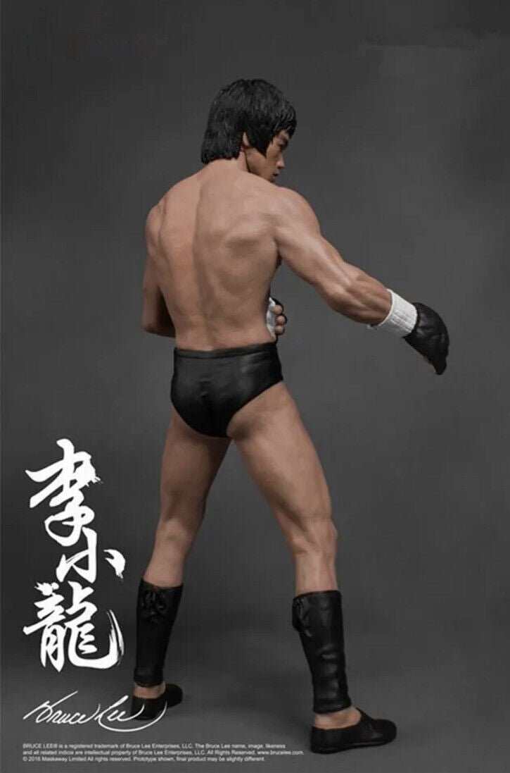 19cm PVC Action Figure Model Toy Bruce Lee Chinese Kung Fu Promoter From Uk 🇬🇧 - SOScollectible