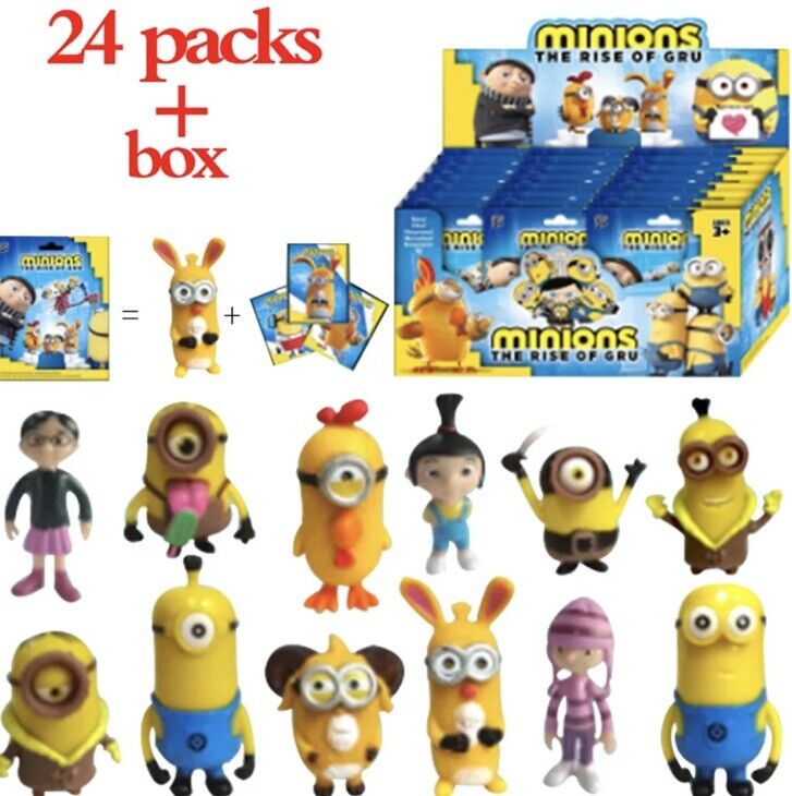 1x MINIONS GRU MOVIE MINION Despicable Me FIGURES BLIND BAGS NEW AND SEALED - SOScollectible