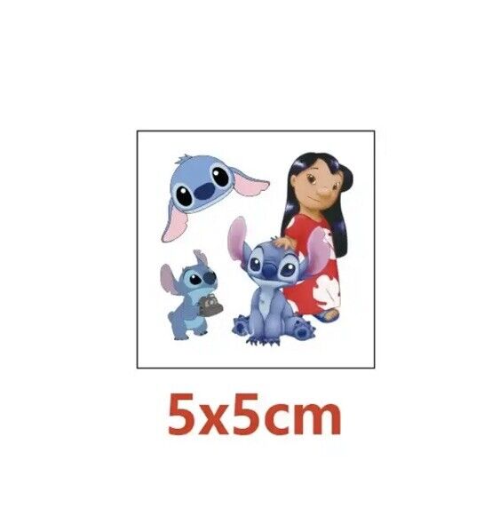 20 Lilo Stitch Water Tattoos Temporary Tattoos Kids Party UK Seller - SOScollectible